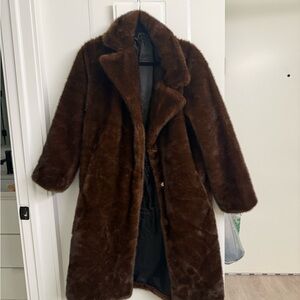 Rich Brown Teddy Coat